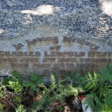 WEST Charles Leopold 1880-1932