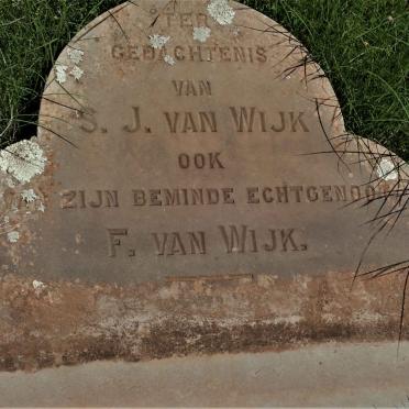 WIJK S.J., van &amp; F.