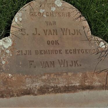 WIJK S.J., van &amp; F.
