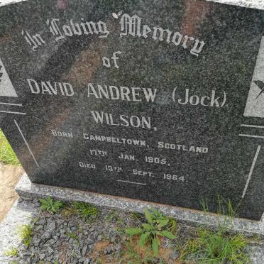 WILSON David Andrew 1905-1964