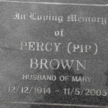 BROWN Percy 1914-2005