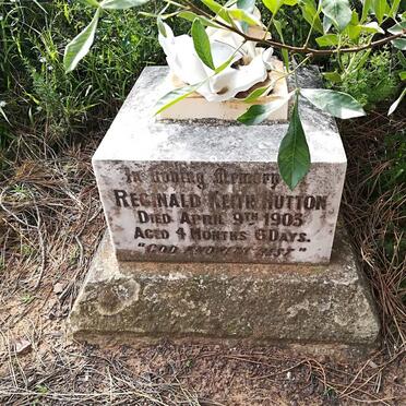 HUTTON Reginald Keith -1903