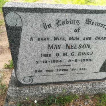 NELSON Q.M.G. nee KING 1884-1968