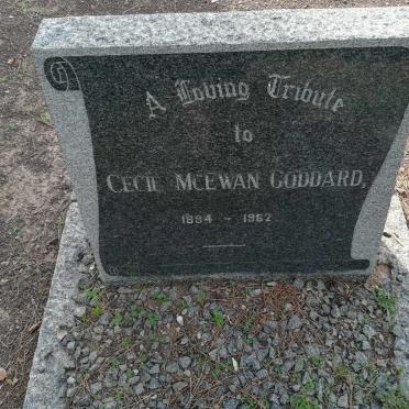 GODDARD Cecil McEwan 1894-1962