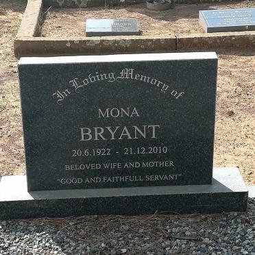 BRYANT Anthony Leatherland 1918-2003 &amp; Mona nee KING 1922-2010