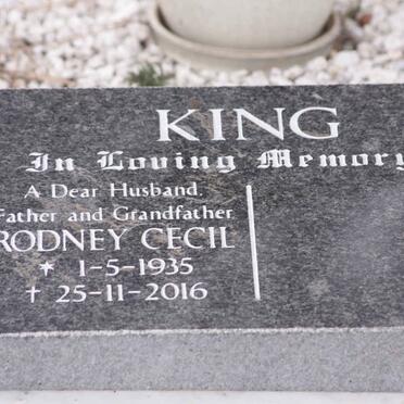 KING Rodney Cecil 1935-2016