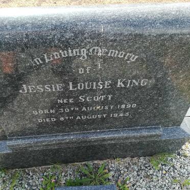 KING Wilfred Glanville 1886-1955 &amp; Jessie Louise SCOTT 1890-1945