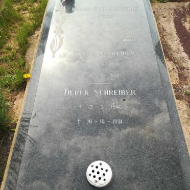 SCHREIBER Helen F.M. nee KING 1918-1980 :: SCHREIBER Peter 1944-1986 ::  SCHREIBER Derek 1946-1991