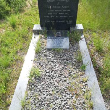 SCOTT Ian Ainslie 1913-1965 &amp; Helen Naomi McEWAN formerly SCOTT nee SHONE 1923-2007
