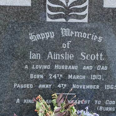 SCOTT Ian Ainslie 1913-1965