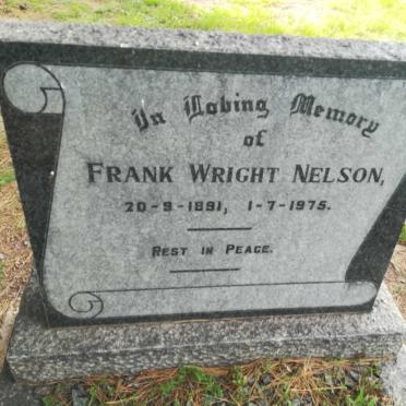 NELSON Frank Wright 1891-1975