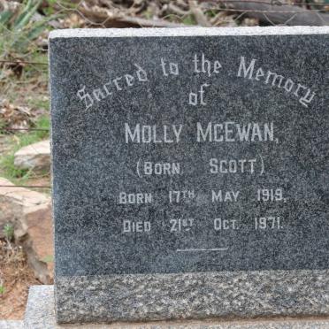 McEWAN Molly nee SCOTT 1919-1971
