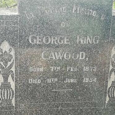 CAWOOD George King 1873-1954