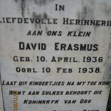 ERASMUS David 1936-1938