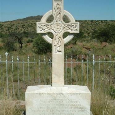 Main memorial stone Modderfontein