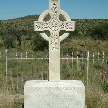 Main memorial stone Modderfontein