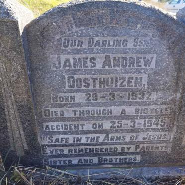 OOSTHUIZEN James Andrew 1932-1945