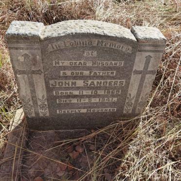 SANDERS John 1869-1941