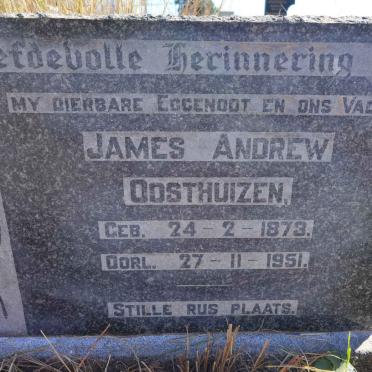 OOSTHUIZEN James Andrew 1873-1951