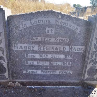 WADE Harry Reginald 1879-1948