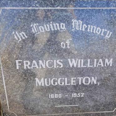 MUGGLETON Francis William 1880-1952