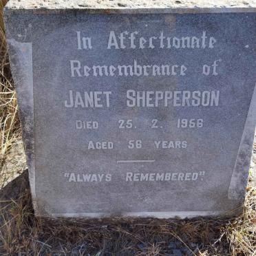 SHEPPERSON Janet -1956