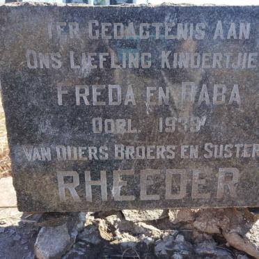 RHEEDER Freda -1939 :: RHEEDER -1939