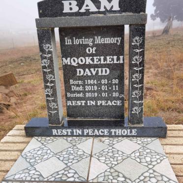 BAM Mqokeleli David 1964-2019