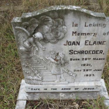 SCHROEDER Joan Elaine 1931-1937