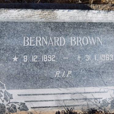 BROWN Bernard 1892-1963
