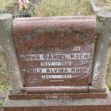 KOCH John Daniel 1857-1931 &amp; Emily Alvina 1866-1951