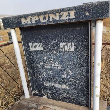 MPUNZI Mzayifani Howard 1926-1992