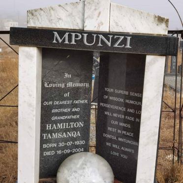 MPUNZI Hamilton Tamsanqa 1930-2004