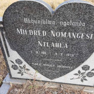 NTLAHLA Midred Nomangesi 1911-1976