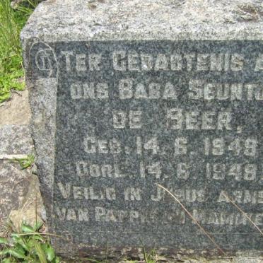 BEER Baba, de 1949-1949