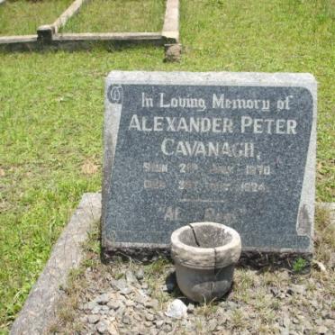 CAVANAGH Alexander Peter 1870-1924