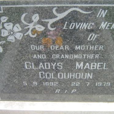COLQUHOUN Gladys Mabel 1892-1979