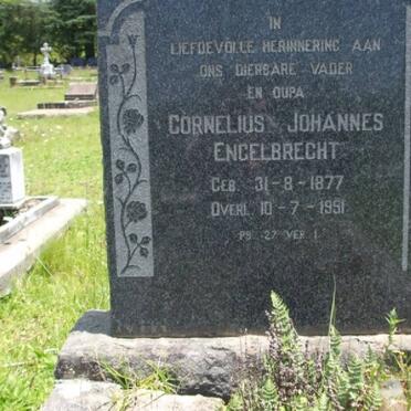 ENGELBRECHT Cornelius Johannes 1877-1951