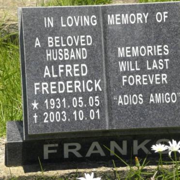 FRANKS Alfred Frederick 1931-2003