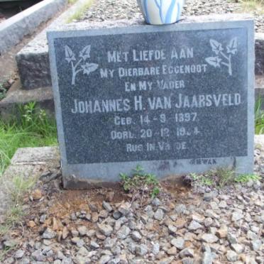 JAARSVELD Johannes H., van 1897-19?4
