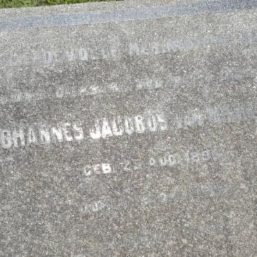 NIEKERK Johannes Jacobus, van 189?-