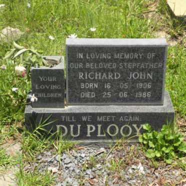 PLOOY Richard John, du 1906-1986