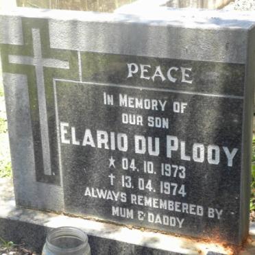 PLOOY Elario, du 1973-1974