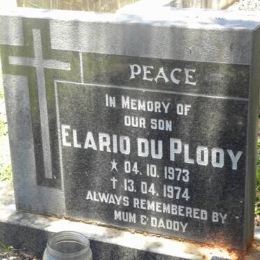 PLOOY Elario, du 1973-1974