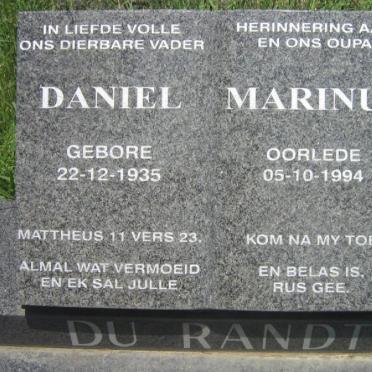 RANDT Daniel Marinus, du 1935-1994