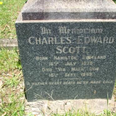 SCOTT Charles Edward 1879-1949