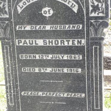 SHORTEN Paul 1865-1916 &amp; Amy Edith Evelyn :: SHORTEN Florence Eliza Amy 1914- :: SHORTEN Olive Lucy 1901-1981