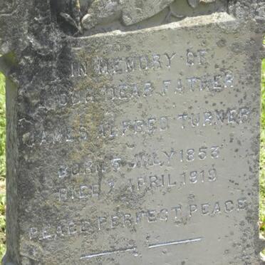 TURNER James Alfred 1853-1919