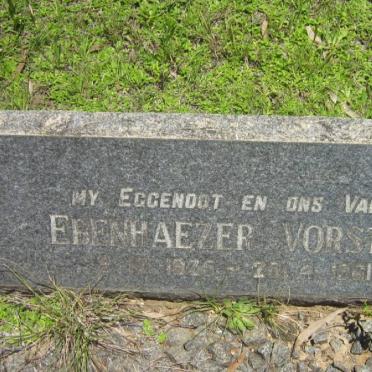 VORSTER Ebenhaezer 1925-1961