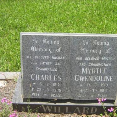 WILLARD Charles 1912-1979 &amp; Myrtle Gwendoline 1919-1984